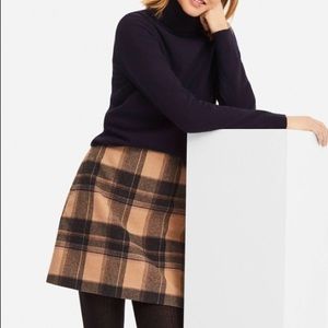 NWT Uniqlo wool blended mini skirt | High waist 10